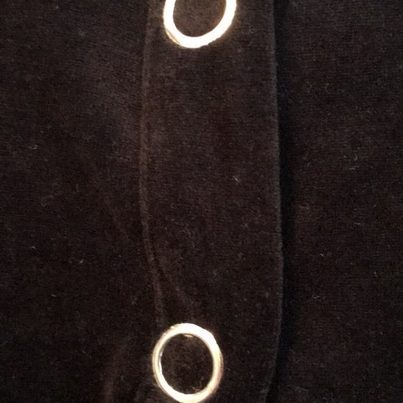 OPAQUE CASUALS LARGE BLACK VELOUR JACKET🆕 - Picture 7 of 12